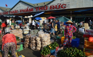 Phân phối miến dong miền Bắc tại chợ đầu mối nông sản thực phẩm Thủ Đức